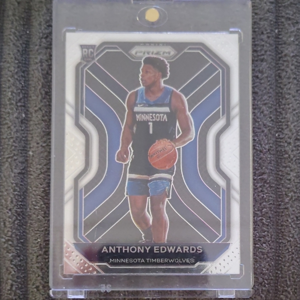 Anthony Edwards 2020-21 Panini Prizm NBA Basketball Rookie Card #258